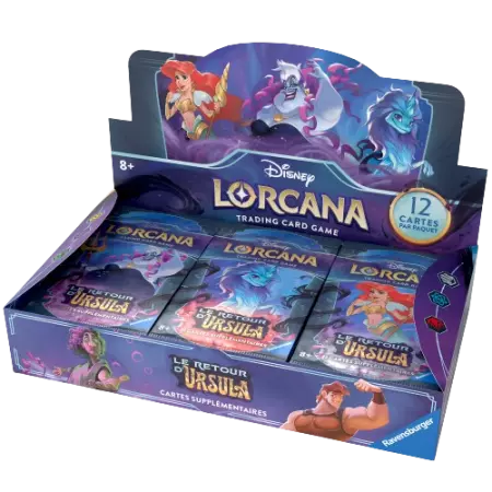 Lorcana - Chapitre Quatre : Le Retour d\'Ursula - Boîte de 24 Boosters (FR)