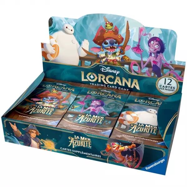 	Lorcana - Chapitre Six : La Mer Azurite - Bo�te (display) de 24 Boosters Fran�ais