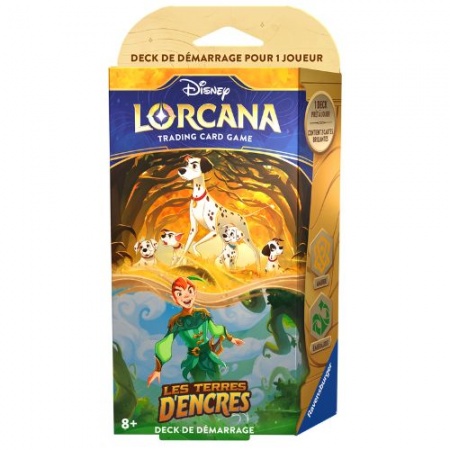 Lorcana - Chapitre Trois : Les Terres d\'Encres - Deck de démarrage Pongo et Peter Pan (FR)