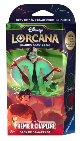 Lorcana - Set 1 : Deck de démarrage - Cruella et Aladdin (Emeraude Rubis)