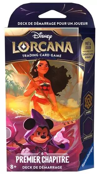 Lorcana - Set 1 : Deck de d�marrage - Vaiana et Mickey (Ambre Am�thyste)