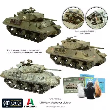 M10 Tank Destroyer Platoon � Peloton de Chasseurs de Chars (28mm) - Bolt Action - Warlord Games