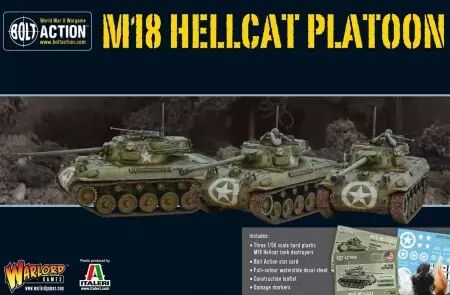 M18 Hellcat Platoon � Peloton de Chasseurs de Chars (28mm) - Bolt Action - Warlord Games