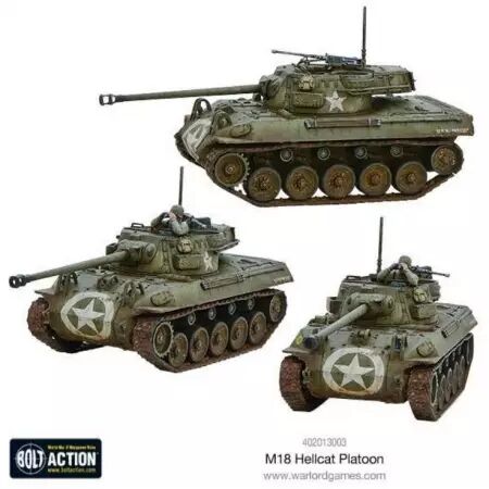 M18 Hellcat Platoon � Peloton de Chasseurs de Chars (28mm) - Bolt Action - Warlord Games