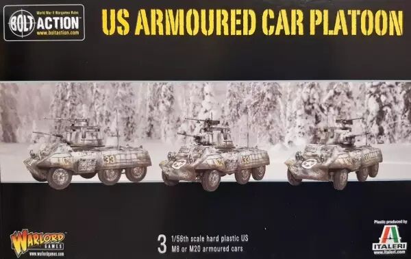 M8/M20 Greyhound Scout Car Platoon � Peloton de Reconnaissance (28mm) - Bolt Action - Warlord Games