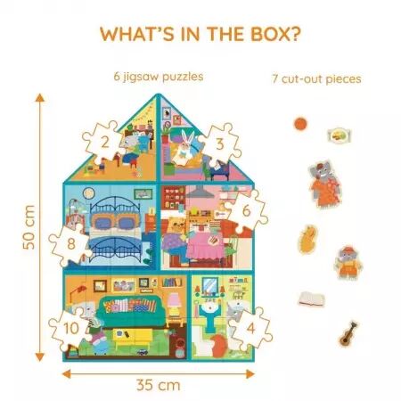 Ma Maison de R&ecirc;ve - Puzzle Progressif - Moritoys