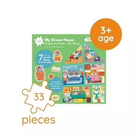 Ma Maison de R&ecirc;ve - Puzzle Progressif - Moritoys