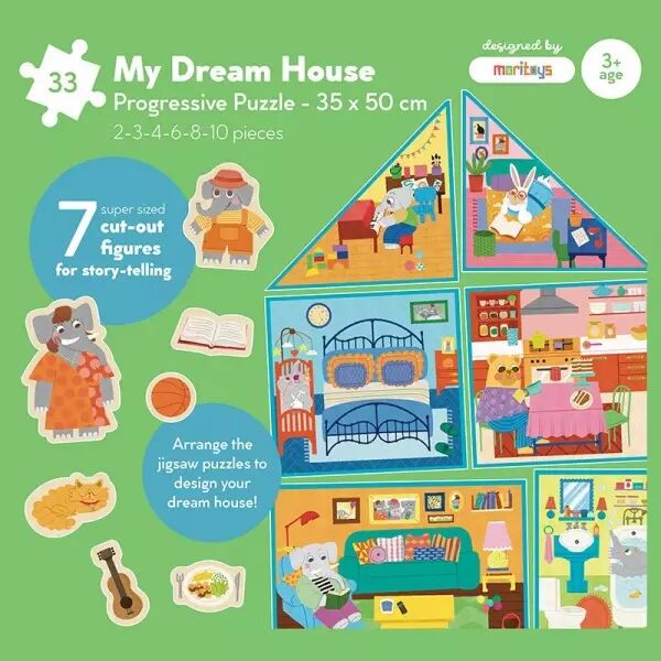 Ma Maison de R�ve - Puzzle Progressif - Moritoys