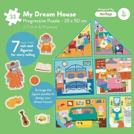 Ma Maison de R&ecirc;ve - Puzzle Progressif - Moritoys