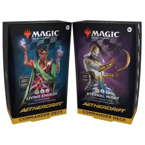 Magic the Gathering : Aetherdrift - 2 Decks commander pack (fran�ais)