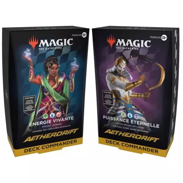 Magic the Gathering : Aetherdrift - Lot de 2 Decks commander (fran�ais)