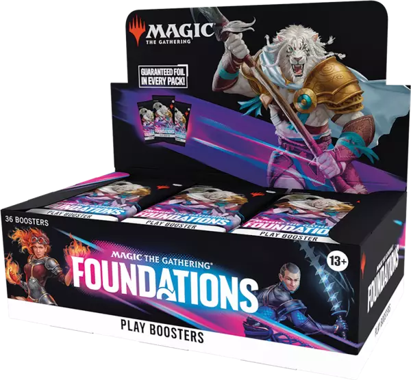 Magic the Gathering : Foundations - Box of 36 Play Boosters  (English)