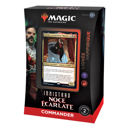 Magic The Gathering : Innistrad Noce Écarlate - Deck Commander Lignée Vampirique