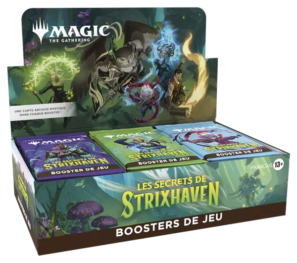  Magic the Gathering : Les Secrets de Strixhaven - Bo�te de 30 Boosters de jeu (fran�ais)