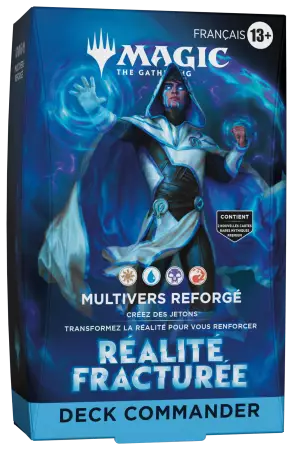 Magic the Gathering : R&eacute;alit&eacute; Fractur&eacute;e - Deck Commander Multivers Reforg&eacute; (fran&ccedil;ais)