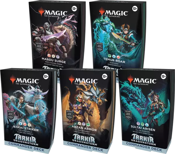 Magic the Gathering : Tarkir Dragon - Commander Deck Pack of 5 (english)