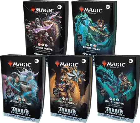 Magic the Gathering : Tarkir Dragon - Commander Deck Pack of 5 (english)