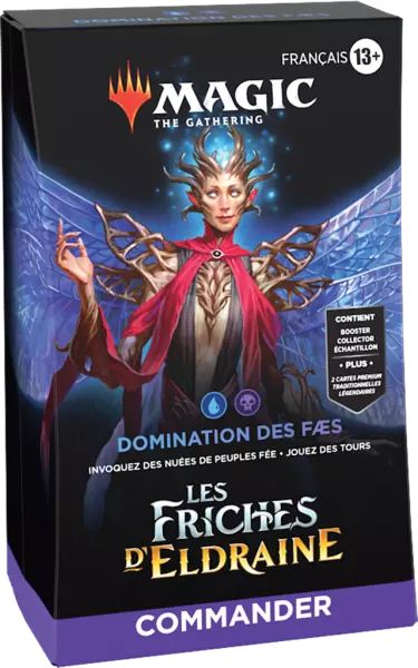 Magic The Gathering (MTG) : Les Friches d\'Eldraine Deck Commander : Domination des Faes - Version Fran�aise