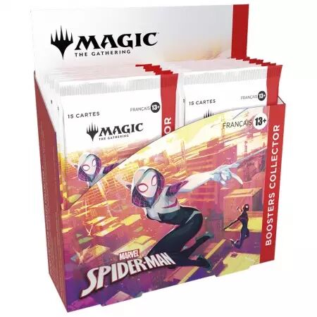 	Magic the Gathering (MTG) : Marvel Spider Man - Boite de 12 Boosters Collector (FR)