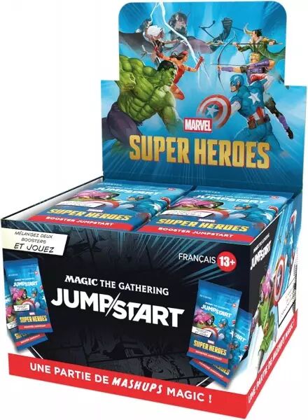 Magic the Gathering (MTG) : Marvel Super Heroes - Boite de 24 Boosters Jumpstart (FR)