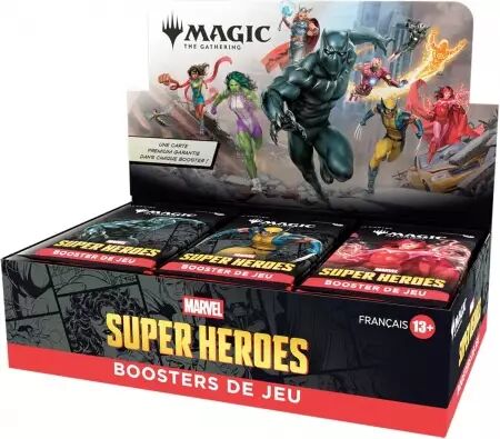 Magic the Gathering (MTG) : Marvel Super Heroes - Boite de 30 Booster de jeu (FR)