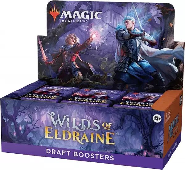 Magic The Gathering (MTG) : Wilds of Eldraine Box of 36 Draft Boosters - English Edition