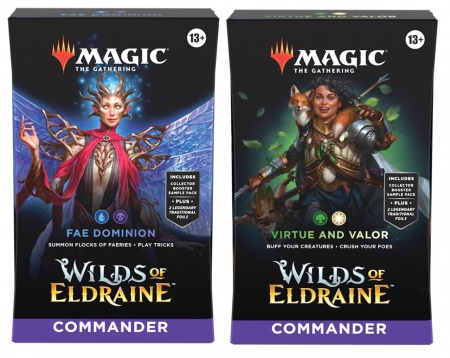 Magic The Gathering (MTG) : Wilds of Eldraine Bundle of 2 Commander Decks - English Edition
