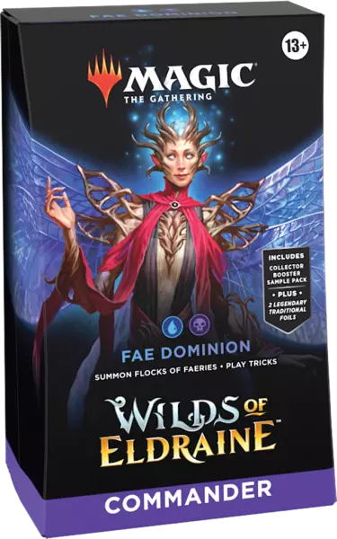 Magic The Gathering (MTG) : Wilds of Eldraine Commander Deck : Faes Dominion - English Edition