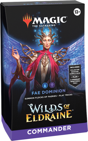 Magic The Gathering (MTG) : Wilds of Eldraine Commander Deck : Faes Dominion - English Edition