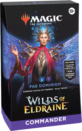 Magic The Gathering (MTG) : Wilds of Eldraine Commander Deck : Faes Dominion - English Edition