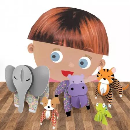 Make 3D Animals : Construis, Décore, Invente