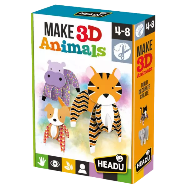 Make 3D Animals : Construis, D�core, Invente