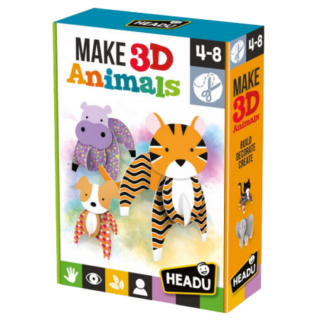 Make 3D Animals : Construis, Décore, Invente