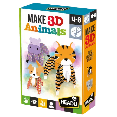 Make 3D Animals : Construis, Décore, Invente