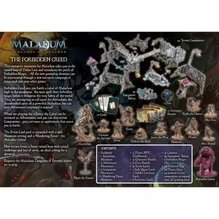 Maladum - The Forbidden Creed Extension (FR)