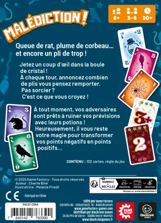 Malediction ! - Charlie Bink - Game Factory