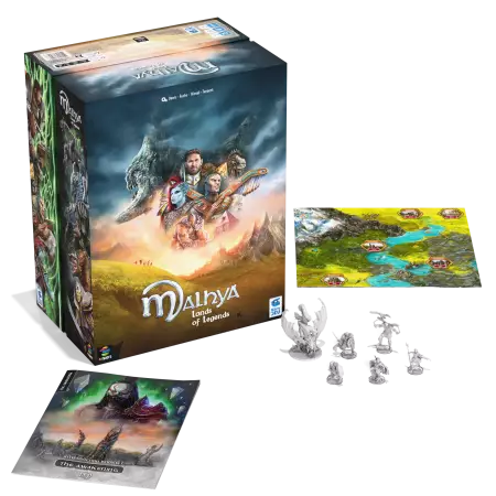 Malhya  : Lands of Legends- Ludovic Rivoal, Cyril Terpent, François Denis, Nicolas Fuchs - La Boite de Jeu