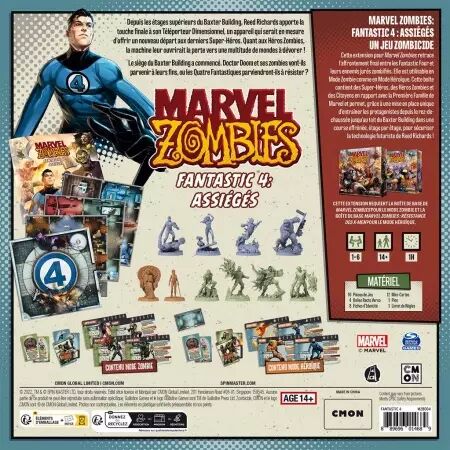 Marvel Zombies : Les 4 Fantastiques : Assi&eacute;g&eacute;s  - Zombicide - Version Fran&ccedil;aise