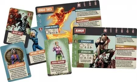 Marvel Zombies : Les 4 Fantastiques : Assi&eacute;g&eacute;s  - Zombicide - Version Fran&ccedil;aise