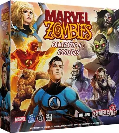 Marvel Zombies : Les 4 Fantastiques : Assi&eacute;g&eacute;s  - Zombicide - Version Fran&ccedil;aise