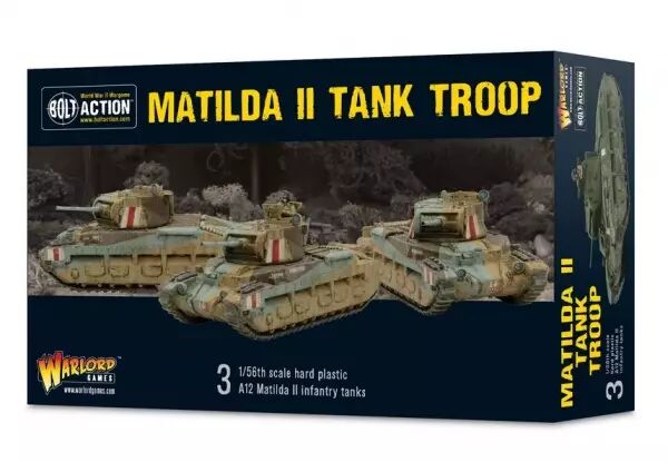 Matilda II Troop � Peloton de Chars d\'Infanterie (28mm) - Great Britain - Bolt Action