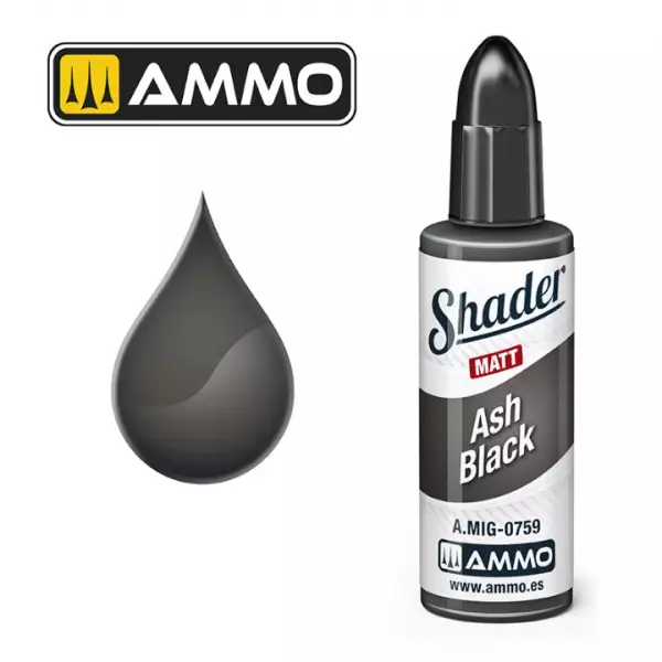 Matt Shader Ash Black  - Mig Jimenez