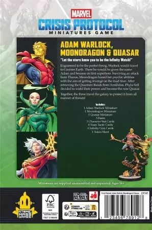 MCP (Marvel Crisis Protocol) - Adam Warlock, Moondragon & Quasar (Character Pack)