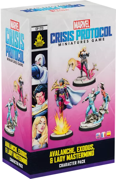 MCP (Marvel Crisis Protocol) - Avalanche, Exodus & Lady Mastermind (Character Pack)