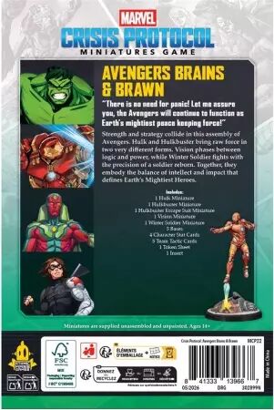 MCP (Marvel Crisis Protocol) - Avengers Brains & Brawn