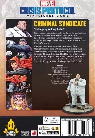MCP (Marvel Crisis Protocol) - Criminal Syndicate (Affiliation)