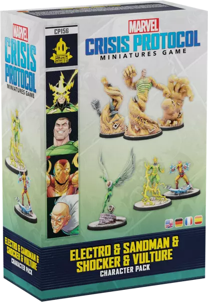 MCP (Marvel Crisis Protocol) - Electro/Sandman/Shocker/Vulture