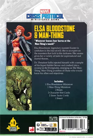 MCP (Marvel Crisis Protocol) - Elsa Bloodstone & Man-Thing