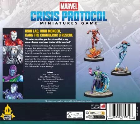 MCP (Marvel Crisis Protocol) - Iron Lad & Iron Monger, Kang & Rescue