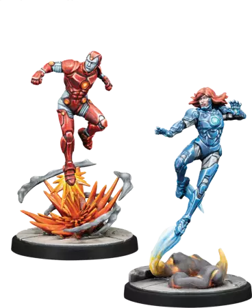 MCP (Marvel Crisis Protocol) - Iron Lad & Iron Monger, Kang & Rescue